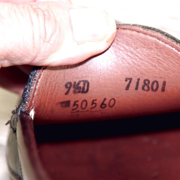 Allen Edmonds BOULDER Driving Loafer 9.5 D Black / Brown * add $15 Cedar Trees main image 8